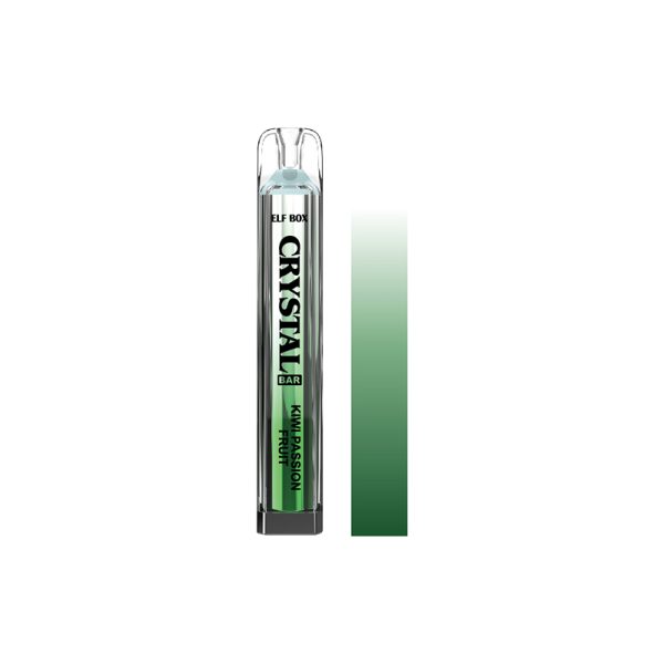 elf box barra de cristal 600-5 Vape Elf Box Crystal Bar 480 puff E-cigarrillo-10PCS/1 caja