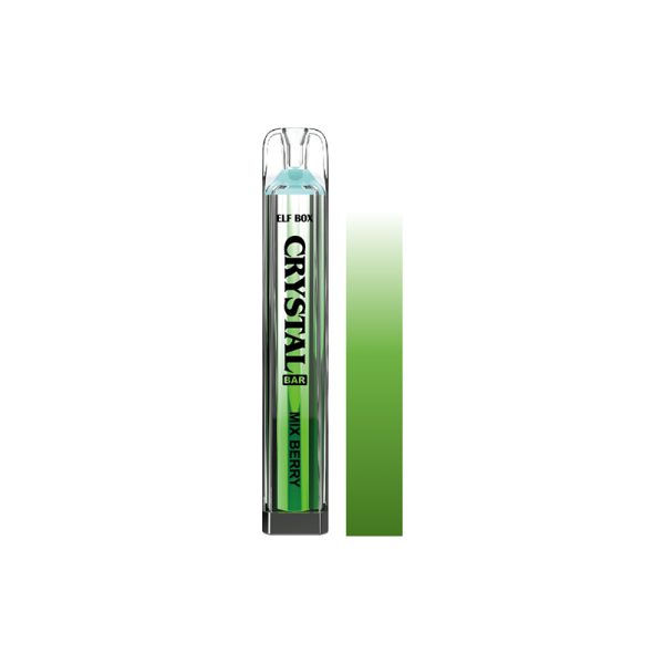 elf box barra de cristal 600-6 Vape Elf Box Crystal Bar 480 puff E-cigarrillo-10PCS/1 caja